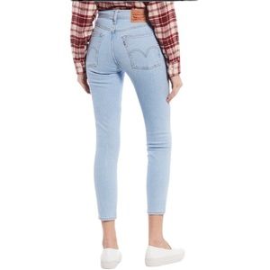 Levi’s Wedgie High Rise Skinny Light Wash Jeans Sz 31
